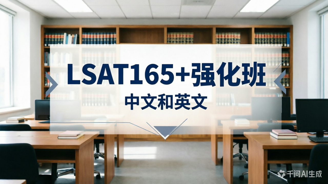 LSAT165+强化班（中文和英文）