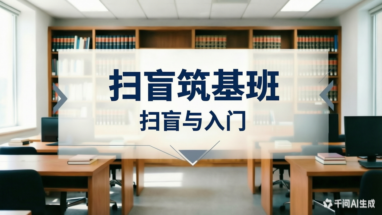 扫盲筑基班（扫盲与入门）